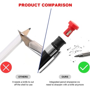 2.8mm Kim Loại Cơ khí thợ mộc bút chì cho thợ mộc scriber chế biến gỗ kiến trúc sư - Product Image 4