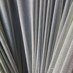 Vải Tuyn Lụa In Hình Lá Đầy Màu Sắc Với Mảnh Mẫu Nhanh Chóng Giao Hàng - Product Image 5