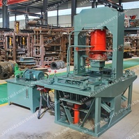 Machine à briques de pavage en ciment à longue durée de vie, machine hydraulique à blocs emboîtables en forme de champignon, machine à fabriquer des briques en sable et plastique