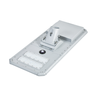 Lampadaire Solaire Intégré Tout-en-un Haute Luminosité LED Étanche avec Capteur Radar et Batterie LiFePO4 pour Route, Jardin, Ferme, Parking