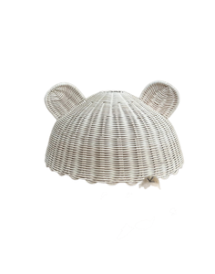 Nouveau dernier design abat-jour en rotin en forme d'ours mignon éclairage décoratif lampes suspendues abat-jour de plafond luminaire suspendu - Product Image 3