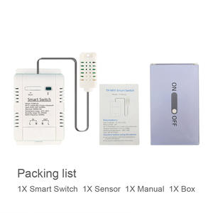 Tuya स्मार्ट वाई तापमान और आर्द्रता स्विच नियंत्रक, समय रिमोट कंट्रोल और स्मार्ट तापमान आर्द्रता सेंसर के साथ - Product Image 3