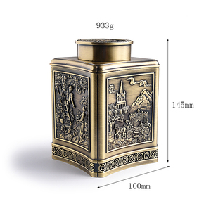 Lata de Té de Latón con Diseño Típico Personalizado al por Mayor, Producto de Regalo y Souvenir - Product Image 3