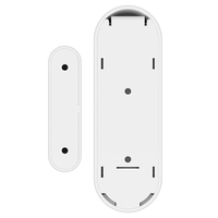 Capteur intelligent Tuya Zigbee pour porte et fenêtre, design rabattable, en PC, alimenté par piles, système d'alarme domestique pour garage, voiture, camping-car, contrôle via application
