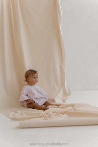 Pagliaccetto neonato per bambini e bambine tutina semplice in cotone elastico oversize per piccoli bambini - Product Image 2