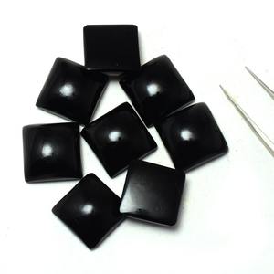 อัญมณีทรงแบนหลวมสำหรับทำเครื่องประดับอัญมณีสีดำนิลทรงสี่เหลี่ยมขนาด3-30มม. ทำด้วยมือ - Product Image 2