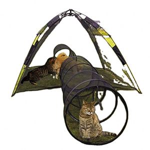Parc pour animaux de compagnie portable de grande taille, tente pop-up pour chats, enclos pour extérieur et patio, fabriqué en usine BSCI - Product Image 6