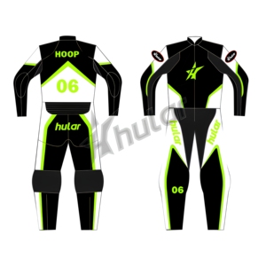 Hular Custom Green Motorcycle Racing Suit Plus Size Windproof Body Protection for Drag Racing Winter Summer Printed Techniques - Product Image 1