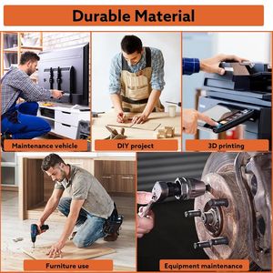 Hex Screw And Nut Set 2160pcs M2 M6 12.9 Grade Carbon Steel Assortment Kit For DIY Repair - Product Image 3
