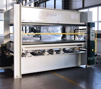 Presse hydraulique automatique à chaud pour la production de panneaux de contreplaqué, de placage et de MDF, pressage de panneaux de meubles multicouches pour le travail du bois