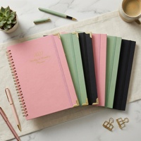 Carnet de poche créatif noir portable à spirale pour la planification des tâches personnelles, écriture fluide, best-seller 2027