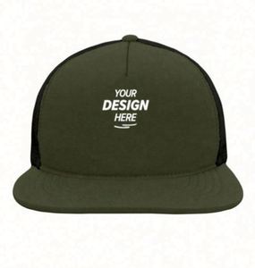 Gorra de camionero de espuma premium de 5 paneles con logotipo bordado personalizado al por mayor, de tela de lona y rizo, a la moda, para uso exterior. - Product Image 2
