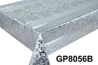 Nappe en PVC 3D gaufrée or et argent, imperméable et anti-taches, en rouleau, pour fêtes, mariages, cafés et restaurants – Approvisionnement direct usine