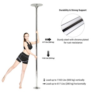 Kit per palette da 45mm rimovibile con palo da ballo statico per Fitness Dance, facile da installare - Product Image 3