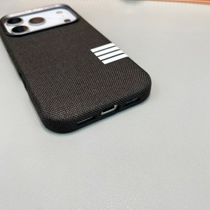 Funda Magnética <span class=keywords><strong>de</strong></span> Lujo para Teléfono, en Tela <span class=keywords><strong>de</strong></span> Lino, para iPhone 17, 12, 13 Pro Max, 17 Air, 14, 15, 16 Plus, con Marco Metálico para la Lente, a Prueba <span class=keywords><strong>de</strong></span> Golpes - Product Image 6
