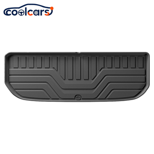 Coolcars - Alfombrilla Impermeable para Maletero de Coche, Fácil de Limpiar, 3D, Duradera, de TPE Antideslizante, para <span class=keywords><strong>Nissan</strong></span> <span class=keywords><strong>Pathfinder</strong></span> de 6/7 Plazas 2024 - Product Image 1