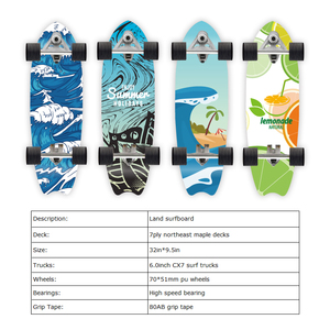 Planche de <span class=keywords><strong>surf</strong></span> complète, planche à roulettes de <span class=keywords><strong>surf</strong></span>, <span class=keywords><strong>longboard</strong></span> pour la conduite en extérieur sur la route - Product Image 3