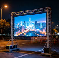 Layar LED Sewa Outdoor P3.91 Definisi Tinggi, Mudah Dipasang, Dinding Tampilan Video