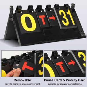 Großhandel tragbare Anzeigetafel 4 digitale Anzeigetafel Tischplatte Volleyball Scoring Board Fußball Anzeigetafel Basketball - Product Image 6