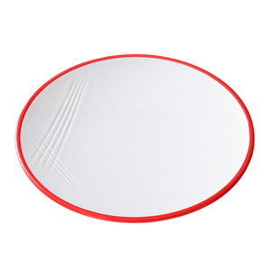 Round <b>Melamine</b> <b>Plates</b> Set Solid Color Restaurant Tableware For Food Serving 6.5 Inch - Product Image 5