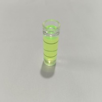 Petites Niveleuses à Bulle Cylindriques 9,5x31mm en PMMA – Mini Niveau à Bulle Horizontal pour Outils de Mesure et de Tracé
