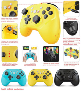 Pour manette sans fil Nintendo <span class=keywords><strong>Switch</strong></span> <span class=keywords><strong>Lite</strong></span> BT 5.0 Gamepad avec gyroscope 6 axes et manettes et jeu à fonction Turbo - Product Image 6