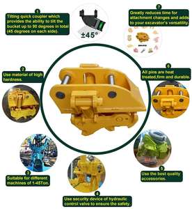 RSBM OEM Bagger Ersatzteile Hydraulischer Kipp-Schnell kupplungs bagger - Product Image 2