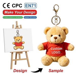 <span class=keywords><strong>Ours</strong></span> en peluche personnalisés avec sweat à capuche, logo et texte personnalisés, t-shirts vierges pour sublimation OEM, jouets et cadeaux en forme d'<span class=keywords><strong>ours</strong></span> en peluche - Product Image 1