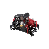 Pompa Kebakaran Timecore WBS-375ST Empat Tahap Aliran Tinggi 67L/s 4.0MPa 35 HP Bensin Empat Langkah Pompa Sentrifugal Starter Elektrik