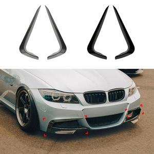 Bmw Front Wind Vane <b>Car</b> <b>Decals</b> Carbon Fiber Texture Adhesive Weather Shields For 3 Series E90 E91 Lci 2009 2012 M Sport - Product Image 1