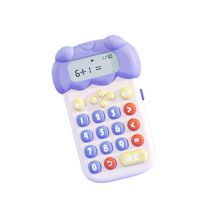 Entrenador de matemáticas para niños, calculadora inteligente de plástico, juguete de aprendizaje para niños de 3 a 6 años, práctica de aritmética mental - Product Image 2