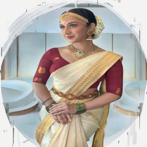 <b>Women</b> Banarasi Katan Silk Saree <b>Silver</b> Zari Weave Ethnic <b>Dress</b> for Wedding Festival Stage Performance - Product Image 3