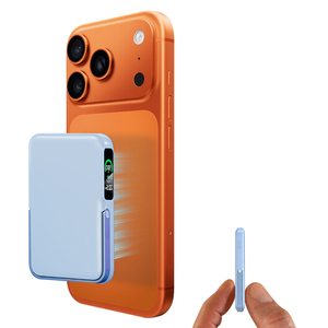 แบตเตอรี่สำรองพกพาแบบไร้สาย ชาร์จเร็ว แม่เหล็กยึดติด ความจุ 10000mAh สำหรับ <span class=keywords><strong>iPhone</strong></span> <span class=keywords><strong>11</strong></span> 12 13 14 Pro Max 15 - Product Image 5