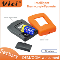 Termometer Digital Tipe-K Vici DM6802A+ Saluran Input Ganda OEM/ODM untuk Penggunaan Industri pada Tungku Oven Boiler