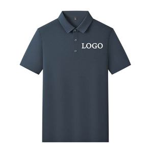 เสื้อโปโลแขนสั้นลำลอง 150 กรัม คอถักแบบเรียบ สีตัดกัน ระบายเหงื่อ แห้งเร็ว ใส่ได้ทั้งชายและหญิง รับสกรีนโลโก้ - Product Image 1