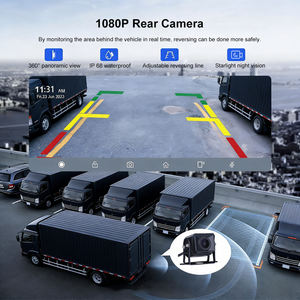 Kit Telecamera di Retromarcia con Monitor <span class=keywords><strong>Specchietto</strong></span> Retrovisore 7\" Quad DVR Visione Notturna per Camion <span class=keywords><strong>Camper</strong></span> - Product Image 3