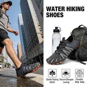 Chaussures de <span class=keywords><strong>sport</strong></span> unisexes pour la plage et les activités de plein air, chaussures pieds nus personnalisées en caoutchouc antidérapant, chaussures aquatiques pour hommes, semelles souples, respirantes, pour enfants - Product Image 1