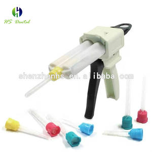 Pistola di miscelazione dentale 50ml 1:1 di Silicone dentale impressione Dispenser pistola composita per dentista - Product Image 6