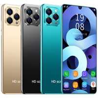 Smartphone Android da 6.7 pollici i12 Pro Max 12GB + 512GB 10 core 5G LET phone 3 fotocamera sblocca il telefono cellulare