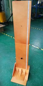 अस्पताल चिकित्सा फोल्डेबल 130 सेमी मापने वाले स्केल बोर्ड बच्चों की लकड़ी की ऊंचाई और माप टेप के साथ वजन का पैमाना - Product Image 2