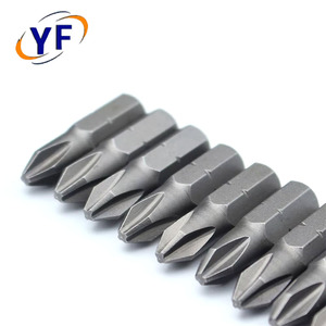 Juego de Puntas Magnéticas Phillips de Acero S2 de Alta Dureza para Destornillador de Impacto, Vástago Hexagonal de 1/4 de Pulgada, Venta al por Mayor - Product Image 1