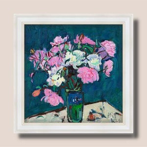 Teacher Zhang Liping's Original Tranquil Floral Oil Painting Print Canvas Eco-Friendly Modern Green <b>Wall</b> Art for Living Room - Product Image 6