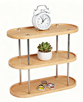 Étagère de rangement multifonctionnelle en bambou, organiseur d'épices et d'assaisonnements pour cuisine, organiseur de comptoir et de tiroirs