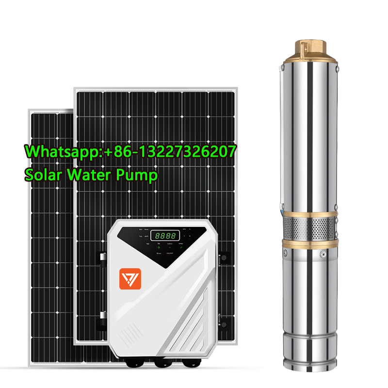 4Inch 110V 20cubic head 38m 2hp solar submersible well pump 1500w DC solar water pump