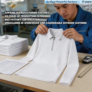 Men's Polyester <strong>Half</strong> Zip Pullover Sweatshirt Long Sleeve Polo Collar Fleece Top Casual Sports Wear - Product Image 5