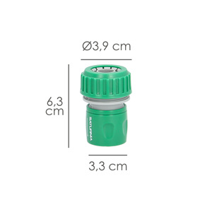 ข้อต่อสายยางพลาสติก 3/4 นิ้ว แบบแพ็คพลาสติก - Product Image 2