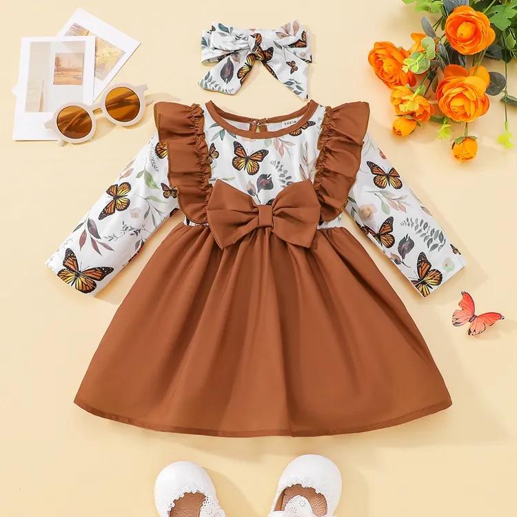 Children Clothing Girls Clothes Fancy Autumn Casual Children's Clothing Baby Dress Girl 1 Years