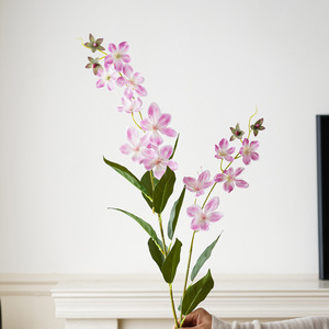 Fleur artificielle de jasmin Runye, imprimée en 3D, pour décoration de mariage et ornement d'intérieur, en caoutchouc souple - Product Image 4