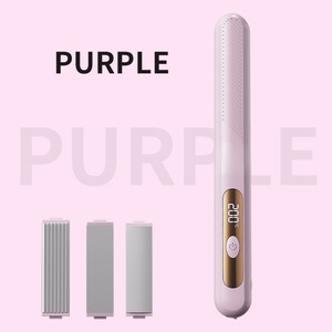 Piastra per <span class=keywords><strong>Capelli</strong></span> Mini Wireless 3 in 1 in Ceramica con Olio Essenziale, 3 Temperature, Anti-scottatura, per Viaggi e Uso Professionale, Certificata CE RoHS, Personalizzabile all'Ingrosso - Product Image 3