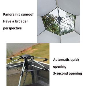 Tenda da Campeggio a Montaggio Rapido, Impermeabile, Pop-up, <span class=keywords><strong>per</strong></span> Escursioni e Campeggio, con Finestra sul Tetto, in Vendita - Product Image 3